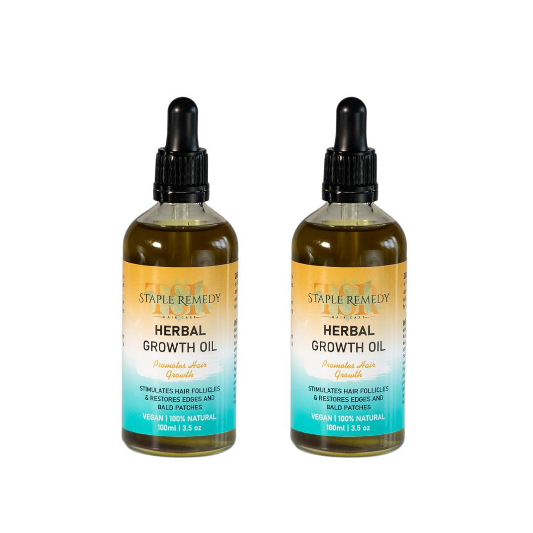 2 Months Supply - Herbal Growth Oil Bottles