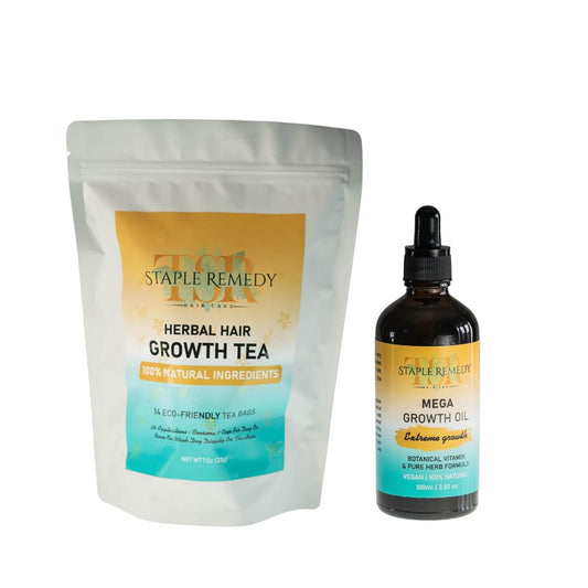 Mega Growth Combo ( HERBAL HAIR GROWTH TEA + MEGA GROWTH OIL)